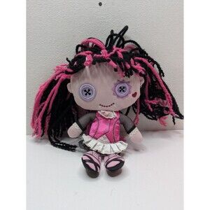 Monster High Draculaura Rag Doll Tall Yarn Hair Mattel 2013 Button Eyes TLC READ